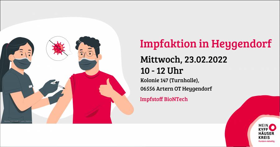 Impfaktion in Heygendorf am 23.02.2022