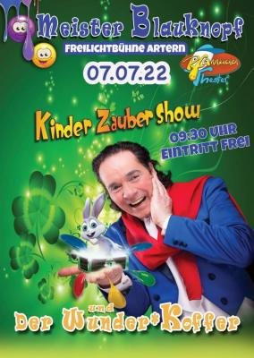 Kinderzaubershow auf der Freilichtbühne