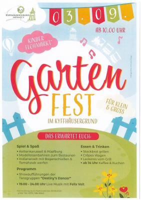 Gartenfest im Kyffhäusergrund