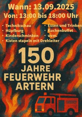 150 Jahre Feuerwehr Artern