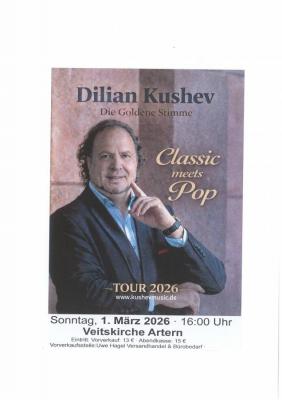 Dilian Kushev präsentiert: „Die Liebe ebnet die Welt“ – Ein emotionales Pop & Rock Konzerterlebnis 