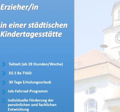 Wir stellen ein: staatl. anerkannte/n Erzieher/in (m/w/d)