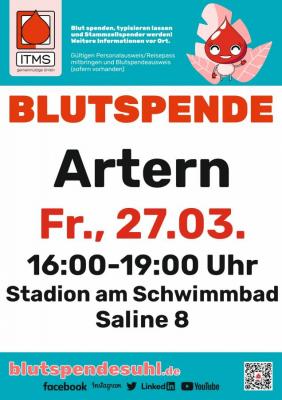 Blutspende in Artern