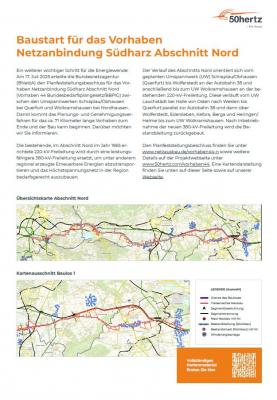 Baustart Netzanbindung Südharz: Planfeststellung erteilt