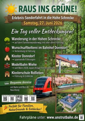 Erlebnis Sonderfahrt in die Hohe Schrecke 27.06.2026