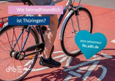 Wie fahrradfreundlich ist Artern?  Bis 30. November 2026 am ADFC-Fahrradklima-Test teilnehmen 