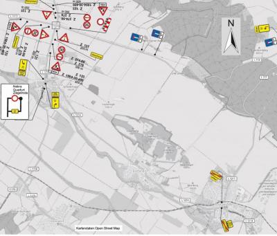 Sperrung in Richtung Ziegelroda / Verkehrseinschränkungen ab dem 26. Oktober 2026