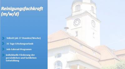 Stellenausschreibung Reinigungsfachkraft (m/w/d)